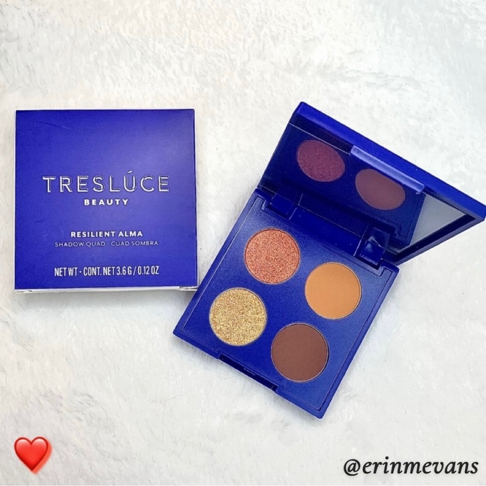 Treslúce Beauty Resilient Alma Eyeshadow Quad New